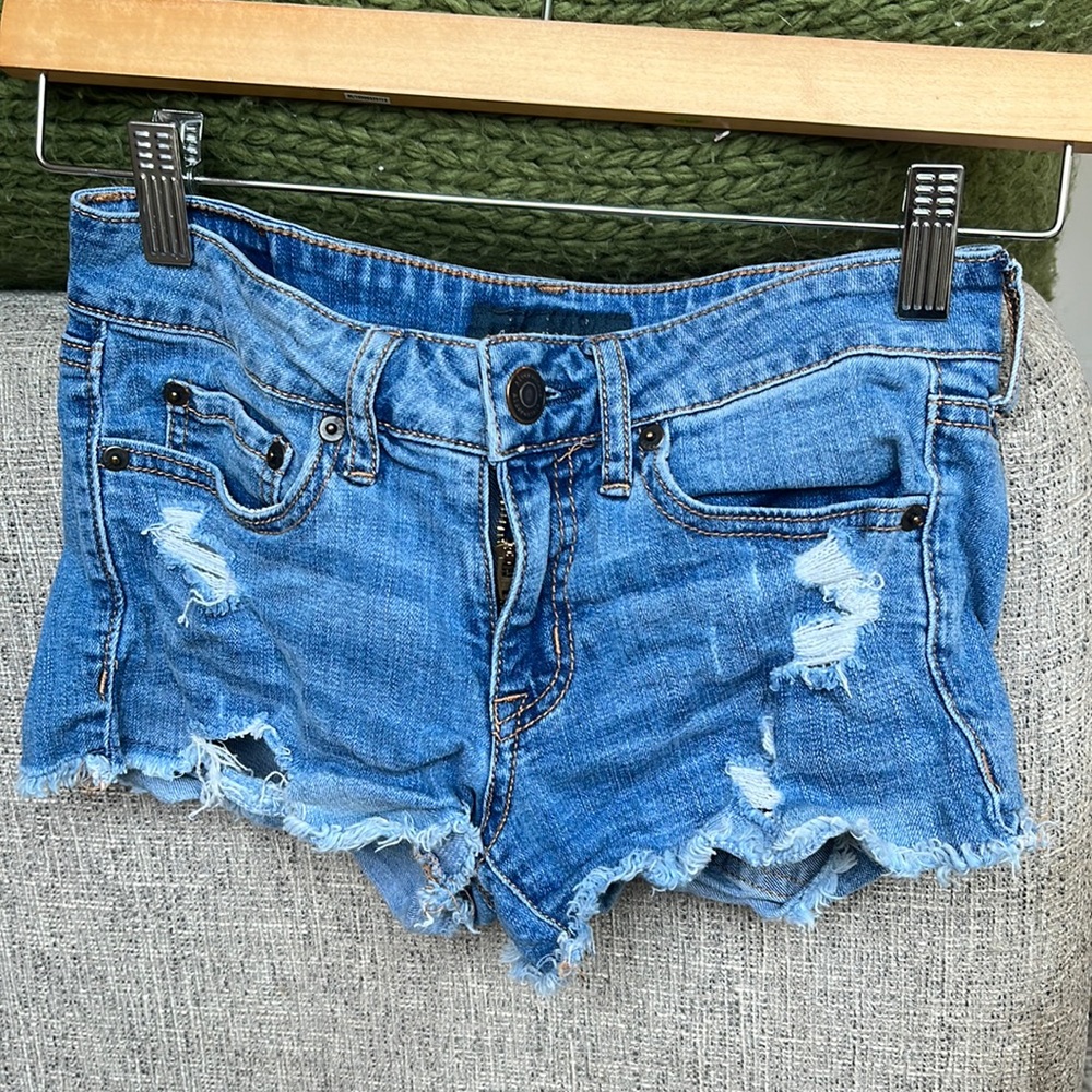 Denim shorts